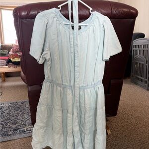 Lane Bryant Light Blue Mini Dress